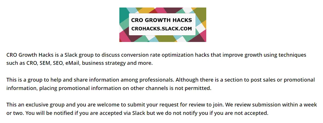 CRO Growth Hacks