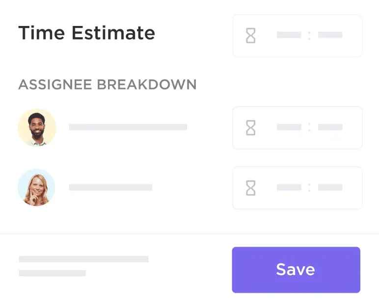 Durata stimata di ClickUp: come risparmiare tempo