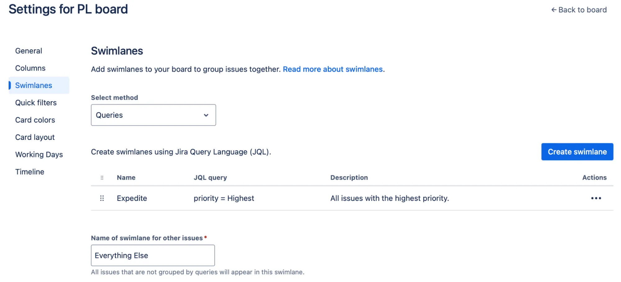 เส้นแบ่งงานใน JIRA