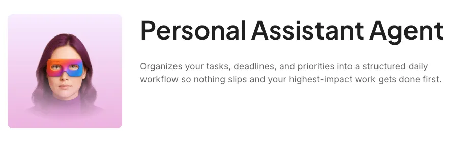 Personal Assistant Agent: assistente esecutivo IA