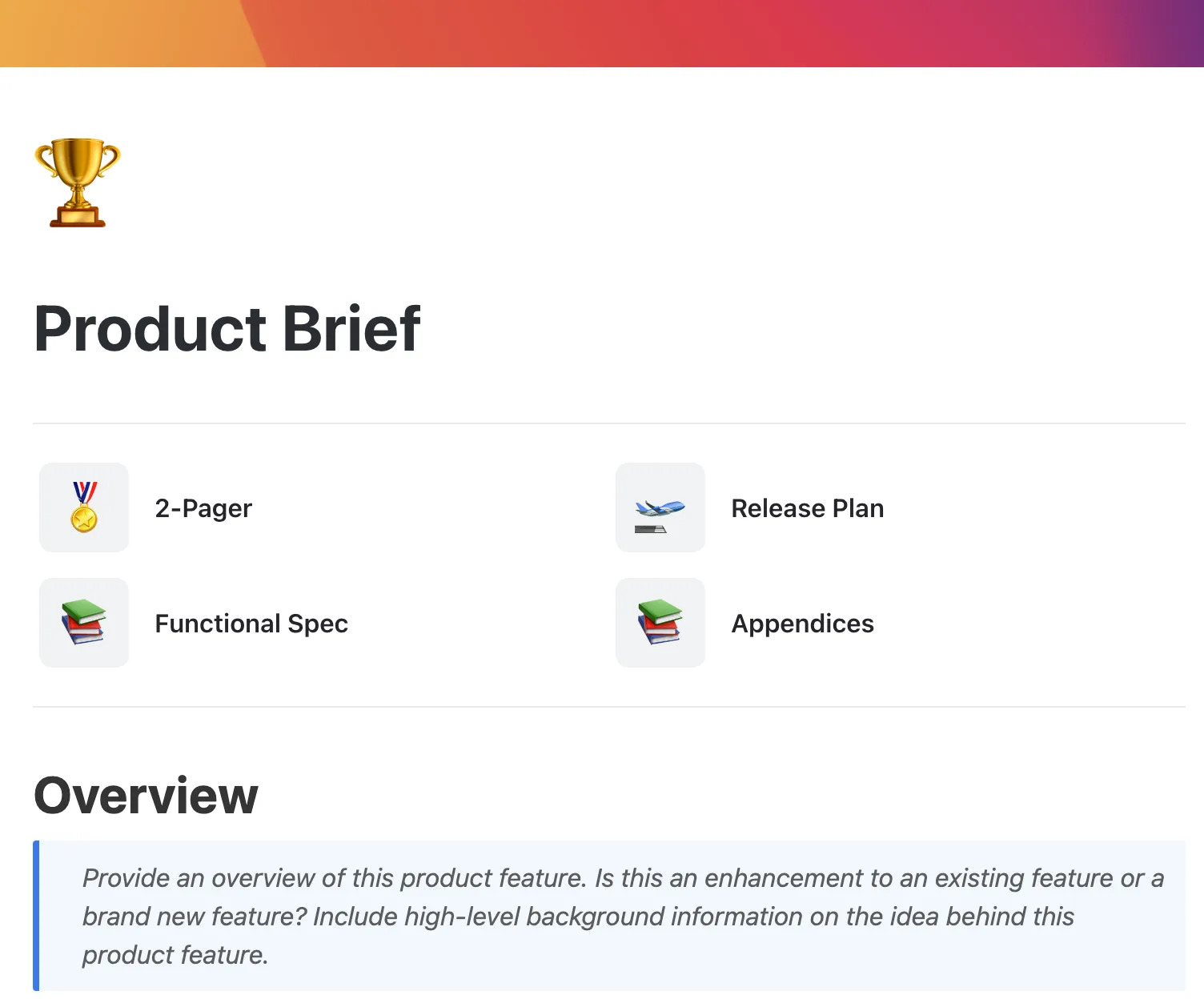 ClickUp-Product-Brief-Document-Modèle
