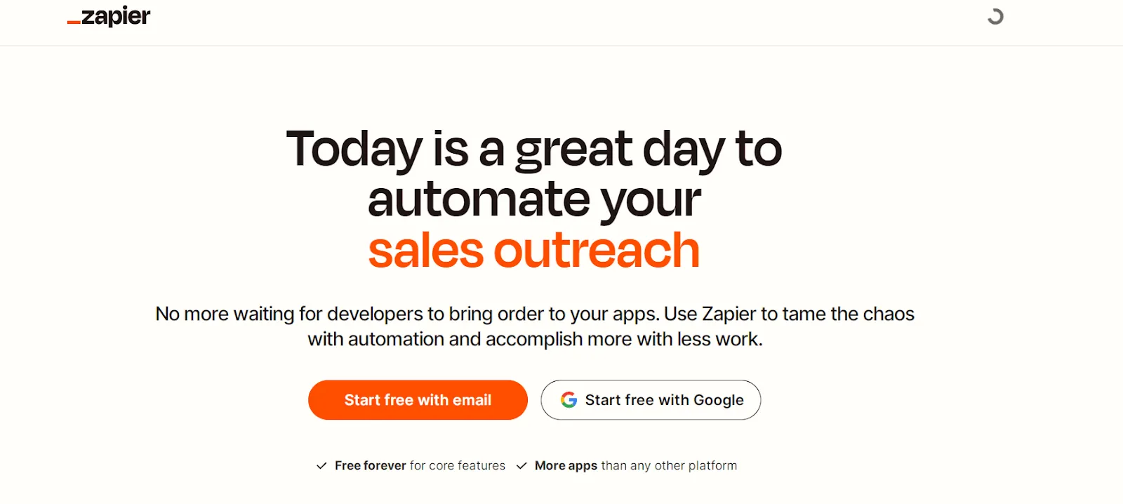 Zapier ist ein Beispiel für PLG-Unternehmen.