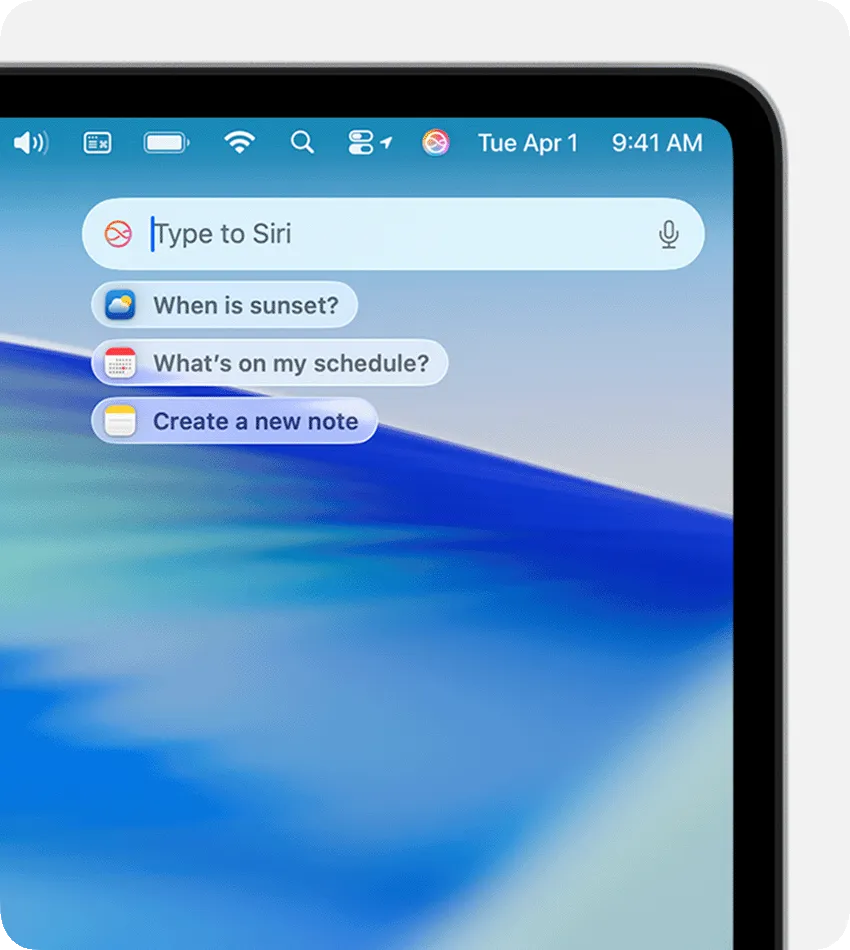 a través de Siri