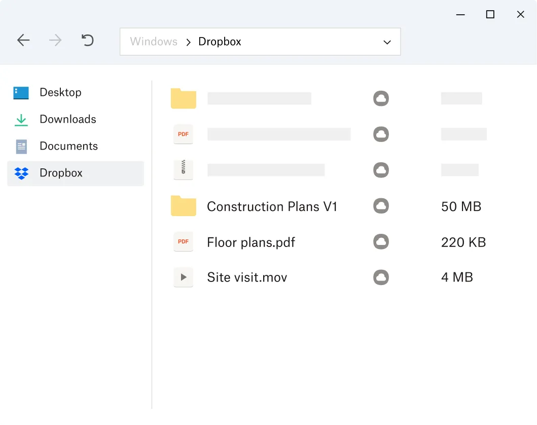 Outils de communication d'entreprise de Dropbox