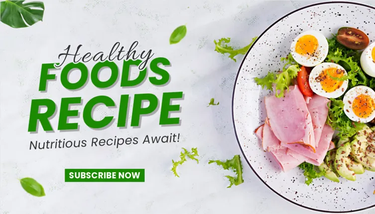 Adobeによる「Food Recipes YouTube Thumbnail Template」