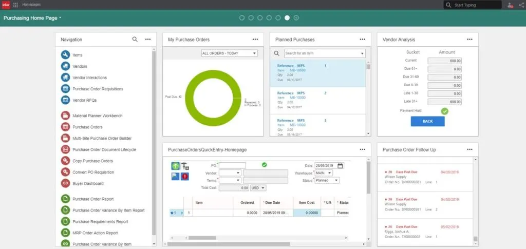 CloudSuite Industrial của Infor