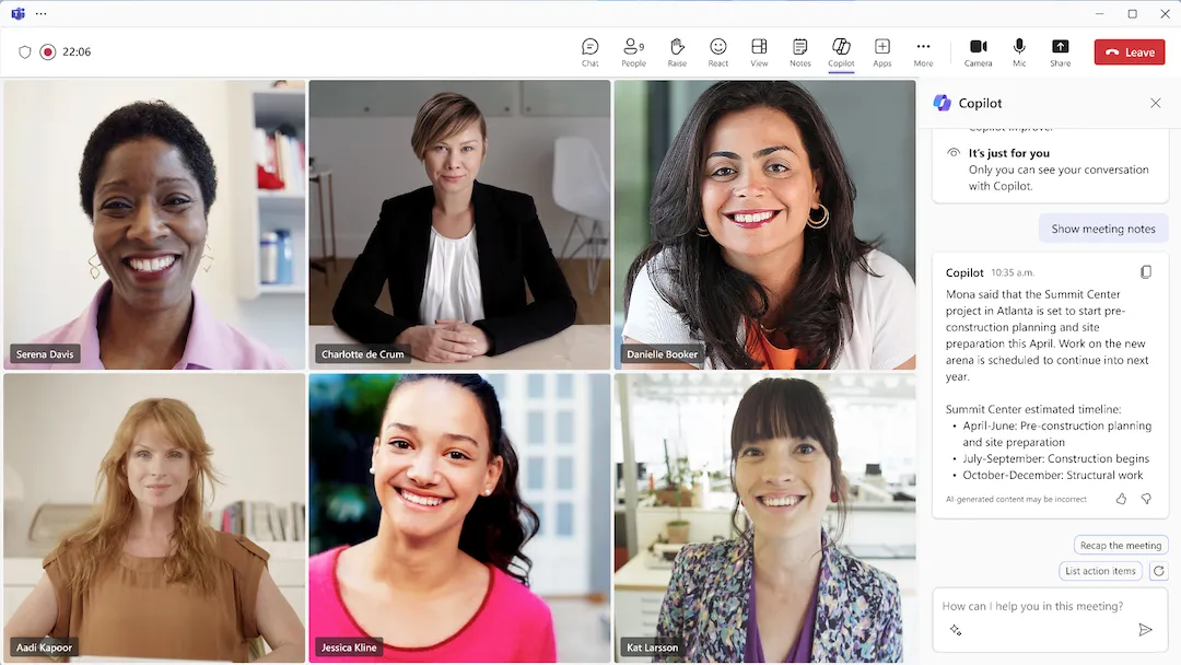 Microsoft Teams Copilot