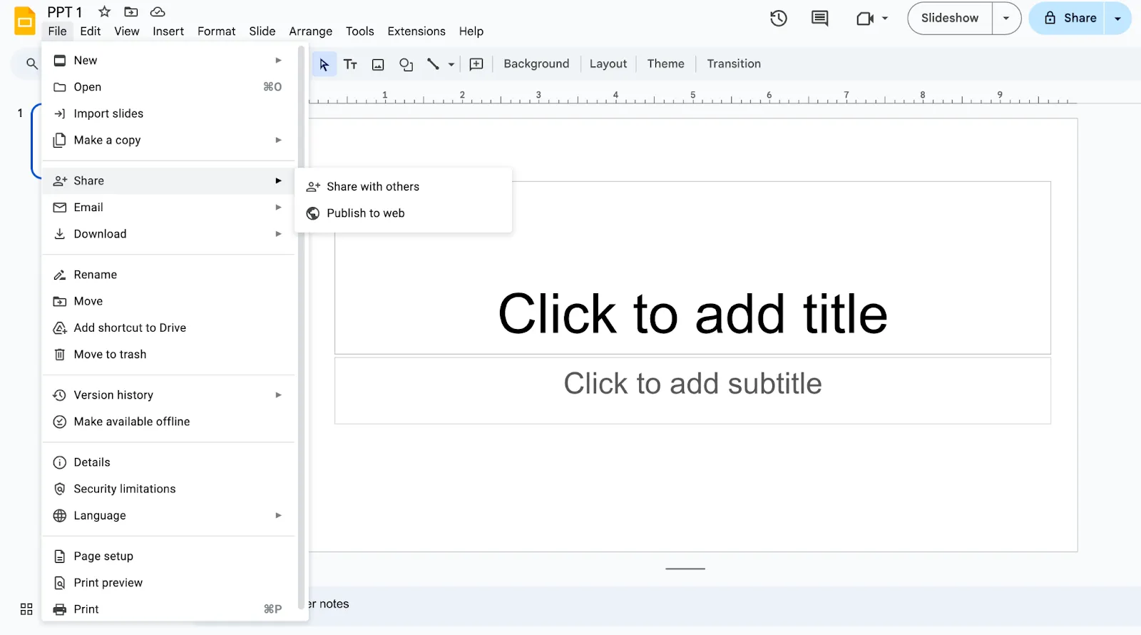 Publicación web: Google Slides frente a PowerPoint