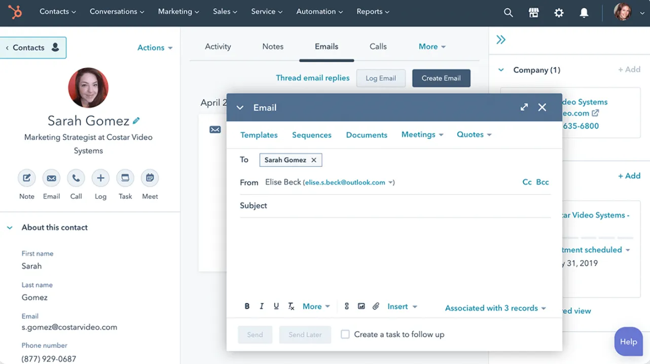 HubSpot CRM