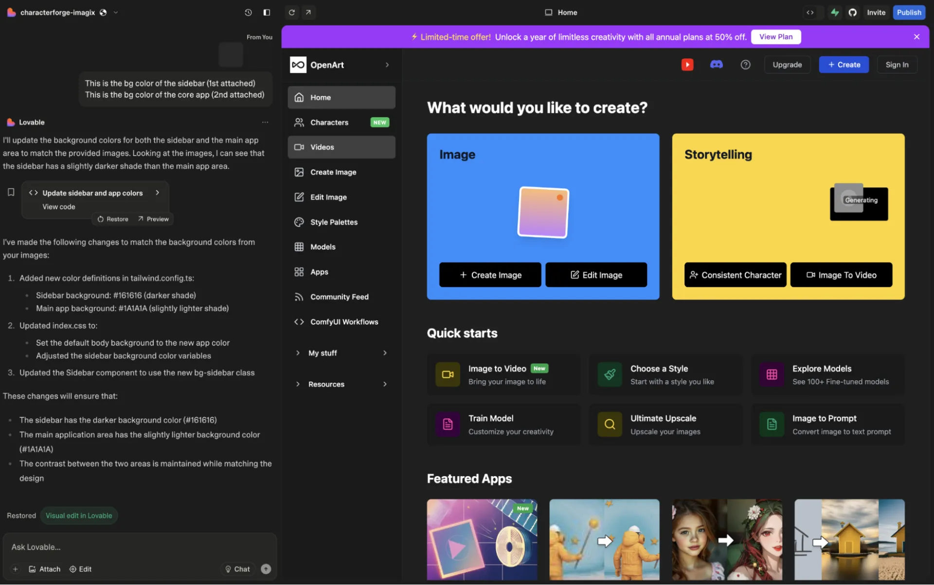 Sevimli Gösterge Paneli: 1Min AI Alternatifleri