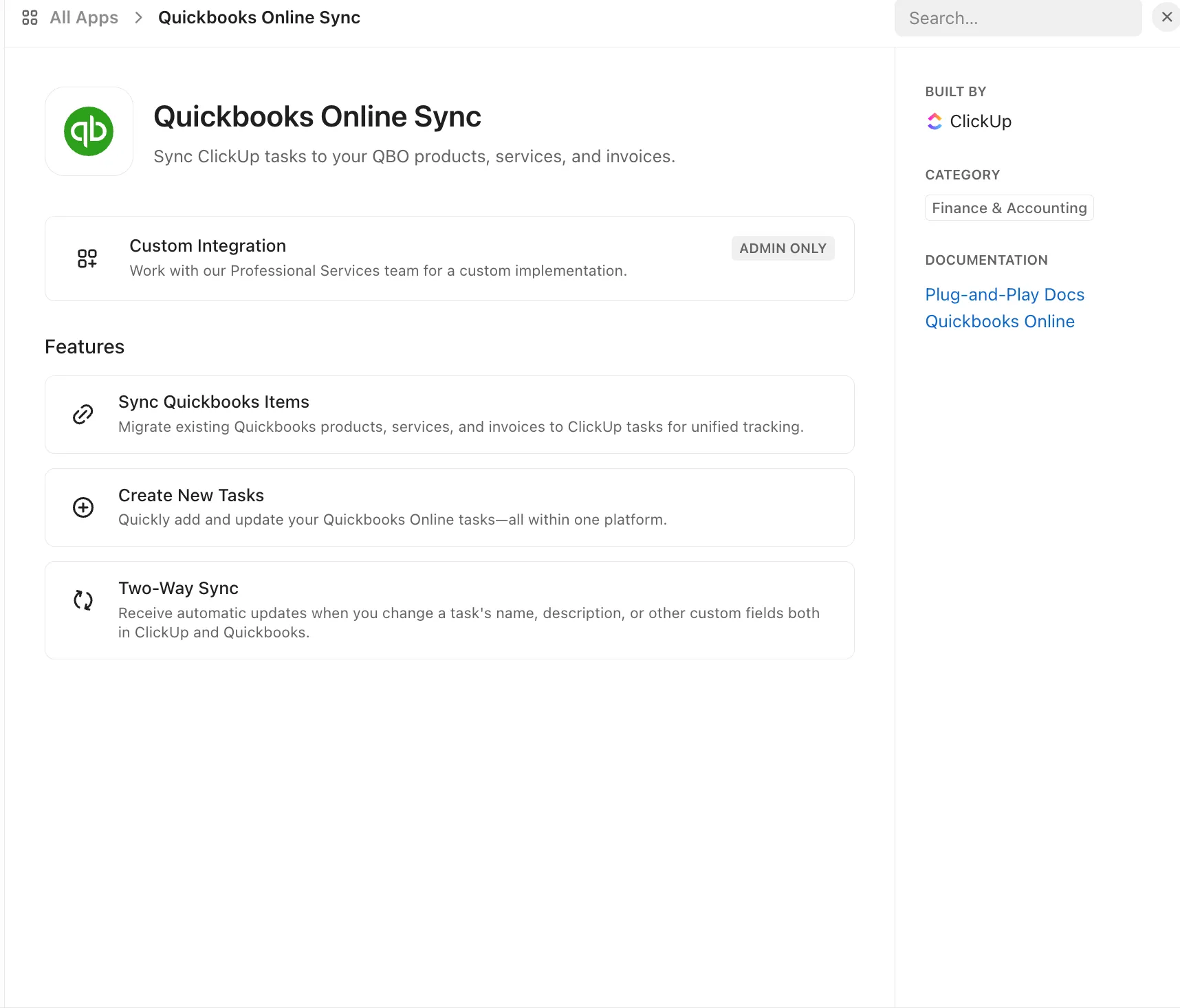 Quickbooks Entegrasyonu: Agile Bütçeleme