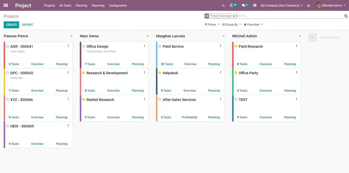 Logiciel de planification de la production : Odoo