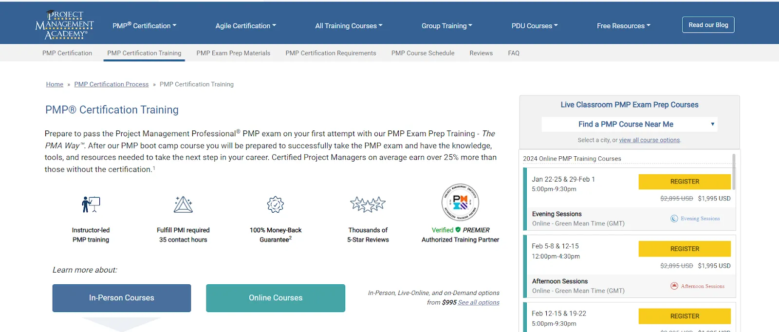 Curso de preparación para el PMP