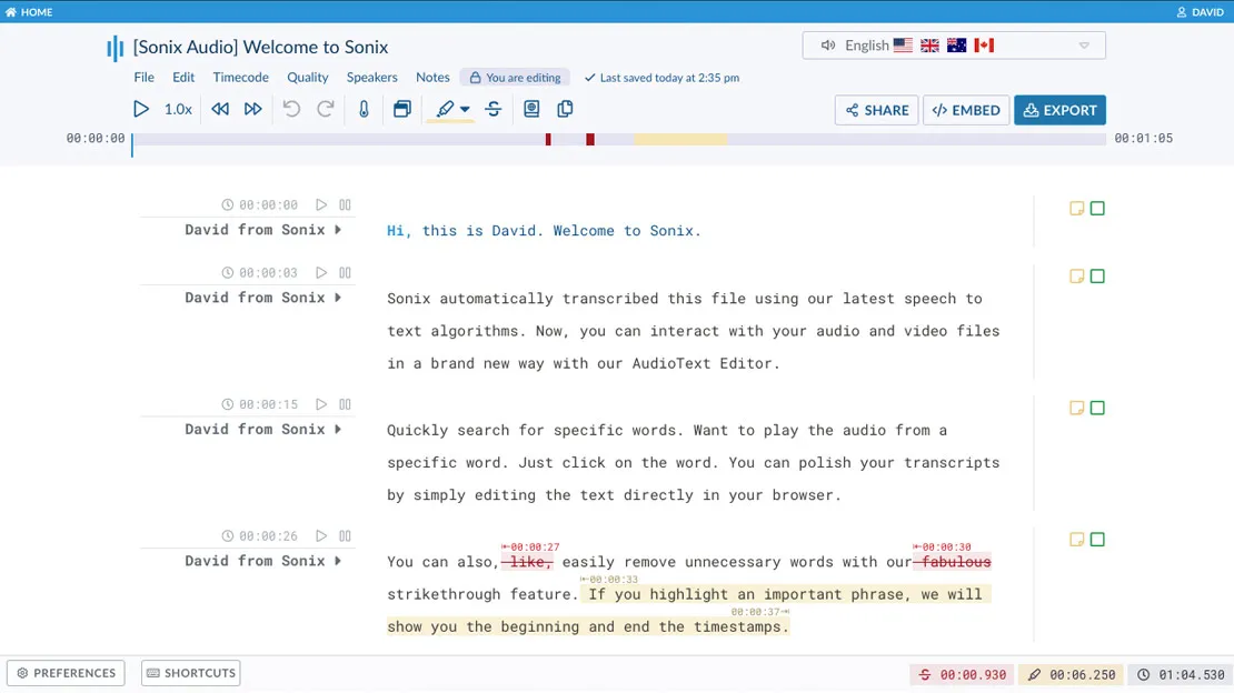 Sonix: alternativas a Notta
