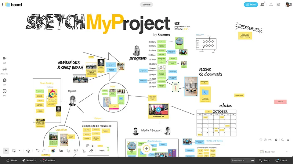 Klaxoon ist ein hochwertiges, vielseitiges tool, das für Teams entwickelt wurde, die von interaktiven Workshops profitieren. Miro-Alternative