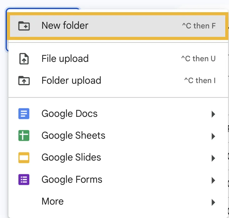 Comment copier un dossier dans Google Drive : étape 5.1