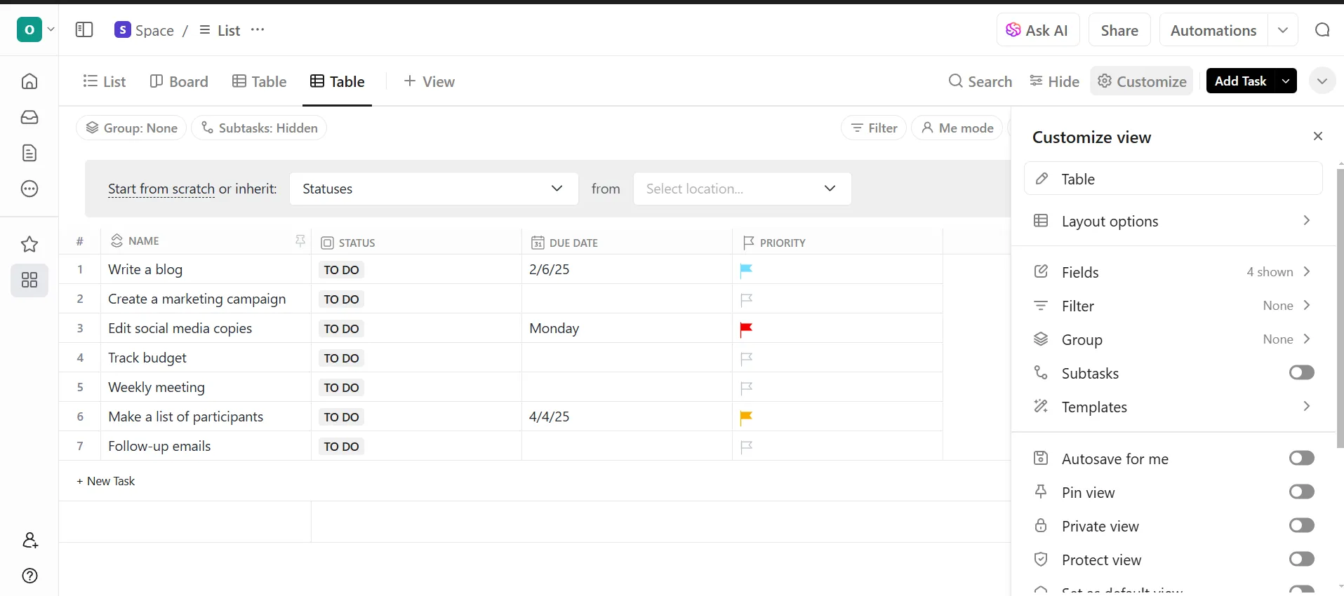 Organize seus dados em um formato semelhante a uma planilha: como usar o Gemini no Google Sheets