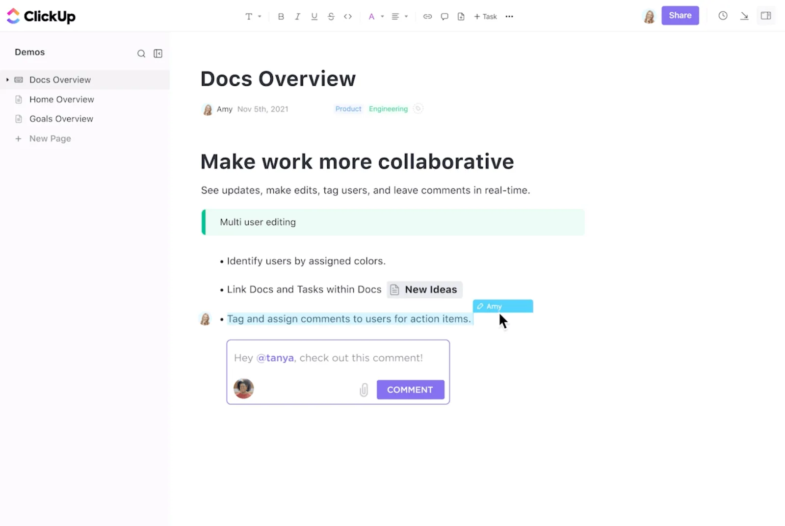 ClickUp Docs: เคล็ดลับการใช้ Google Workspace