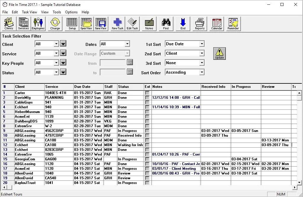 via File In Time: Software voor het bijhouden van deadlines