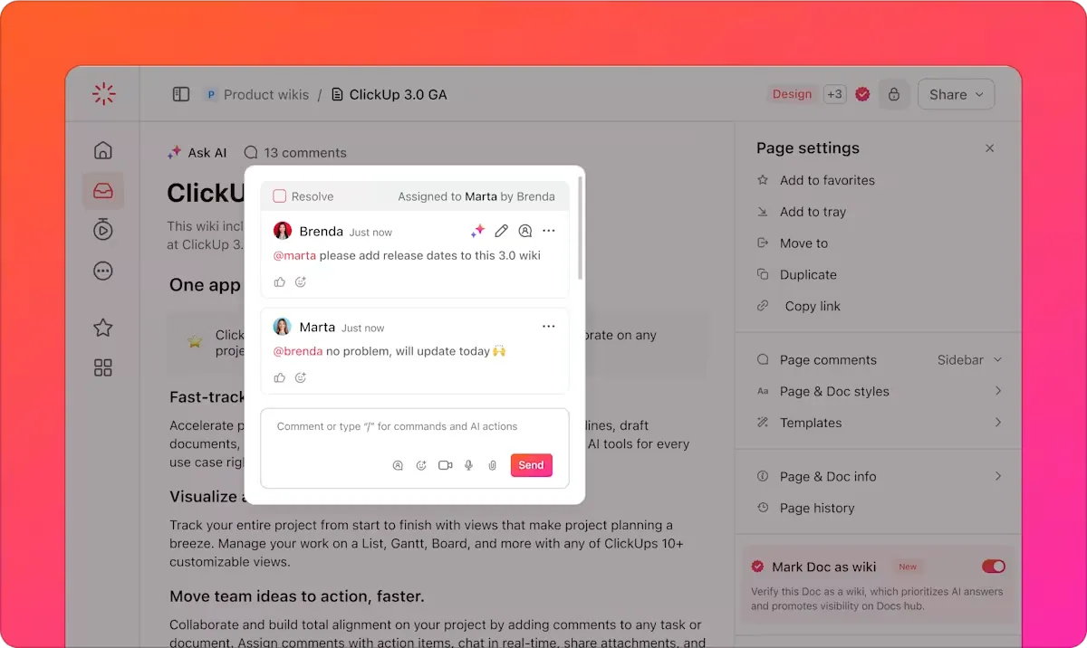 ClickUp Documents