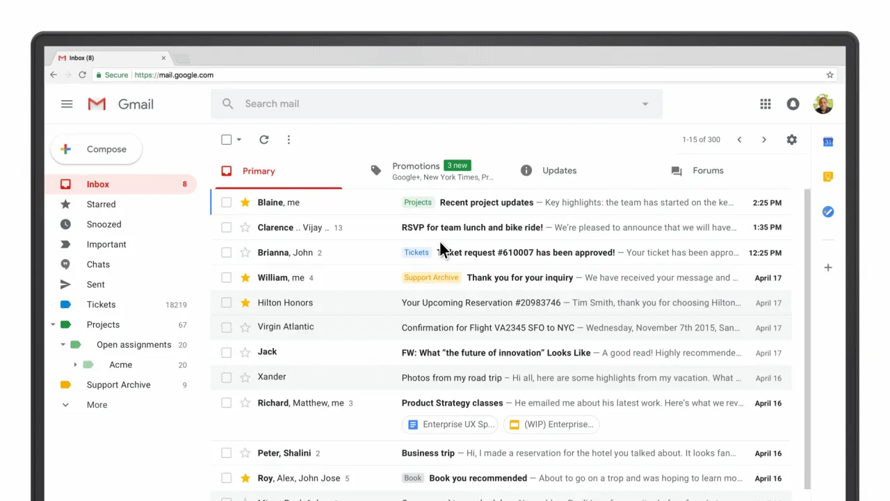 Gmail: Microsoft Office 365 so với Google Workspace