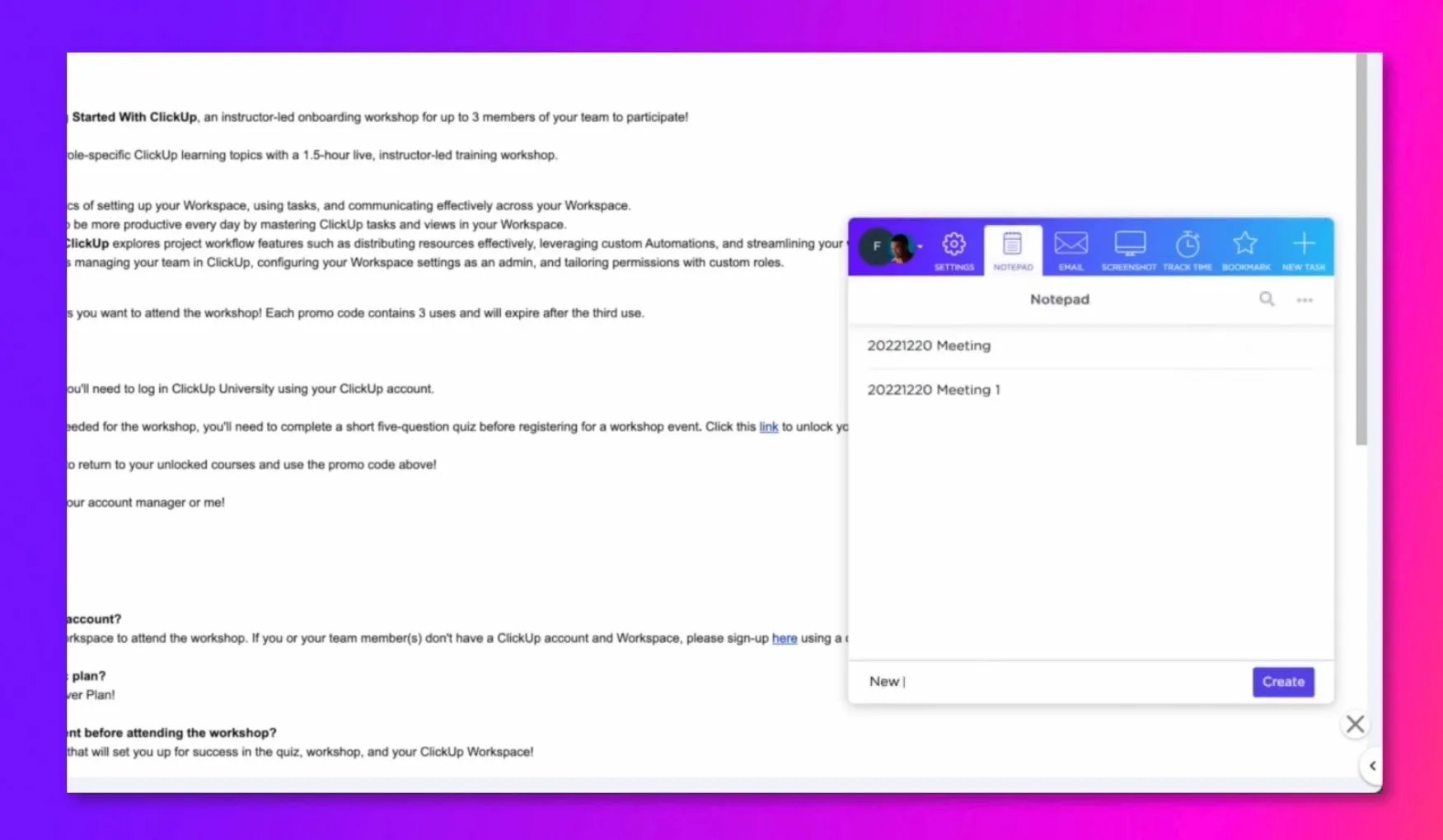 ملحق ClickUp لمتصفح Chrome: أنجز المهام بشكل أسرع بفضل الوعي السياقي