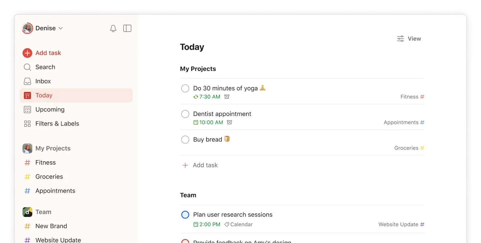 Todoist: بدائل Microsoft Office 365 Planner