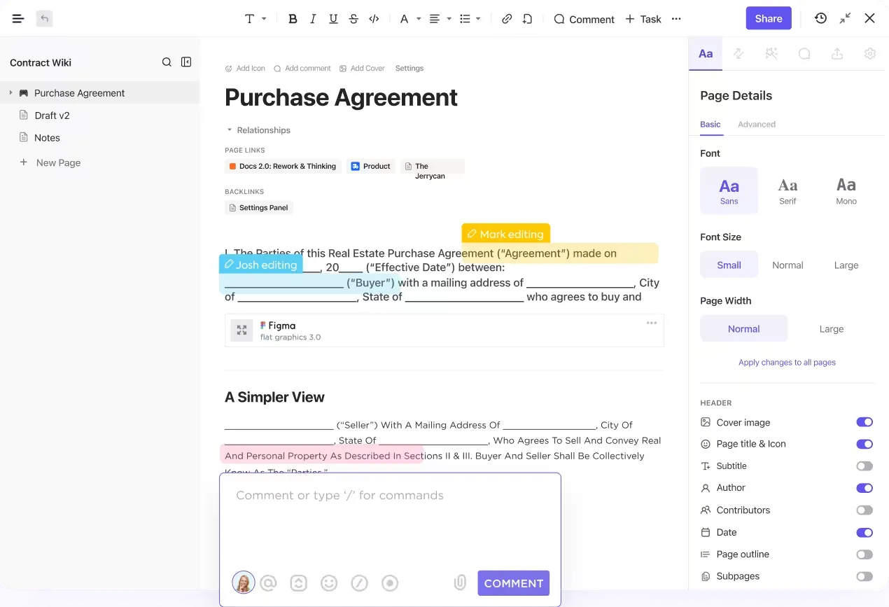 ClickUp Docs