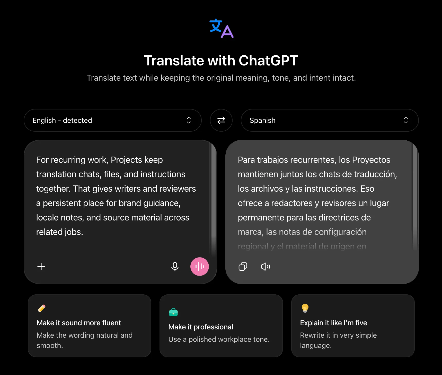 melalui ChatGPT: Alat Terjemahan AI