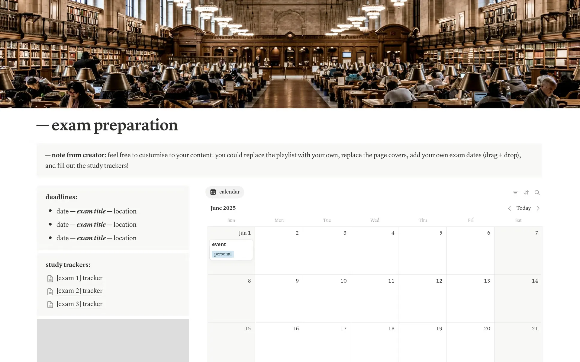 Examenvoorbereiding en -organisatie door Notion