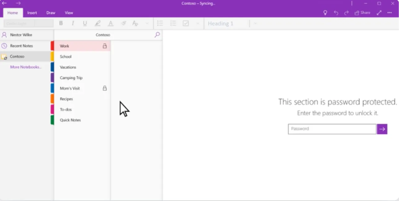 Zajistěte bezpečnost poznámek v Microsoft OneNote