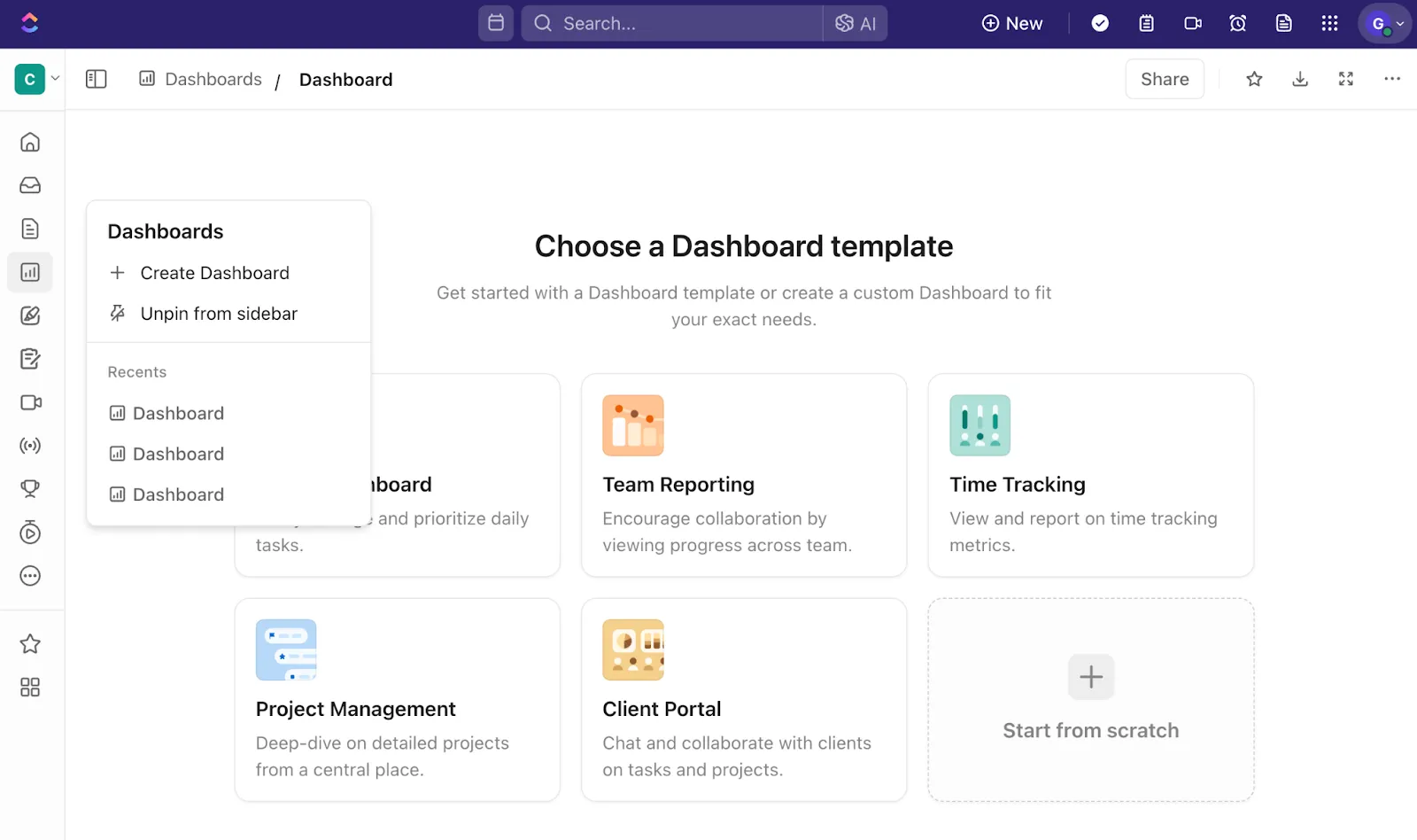 ClickUp-Dashboard