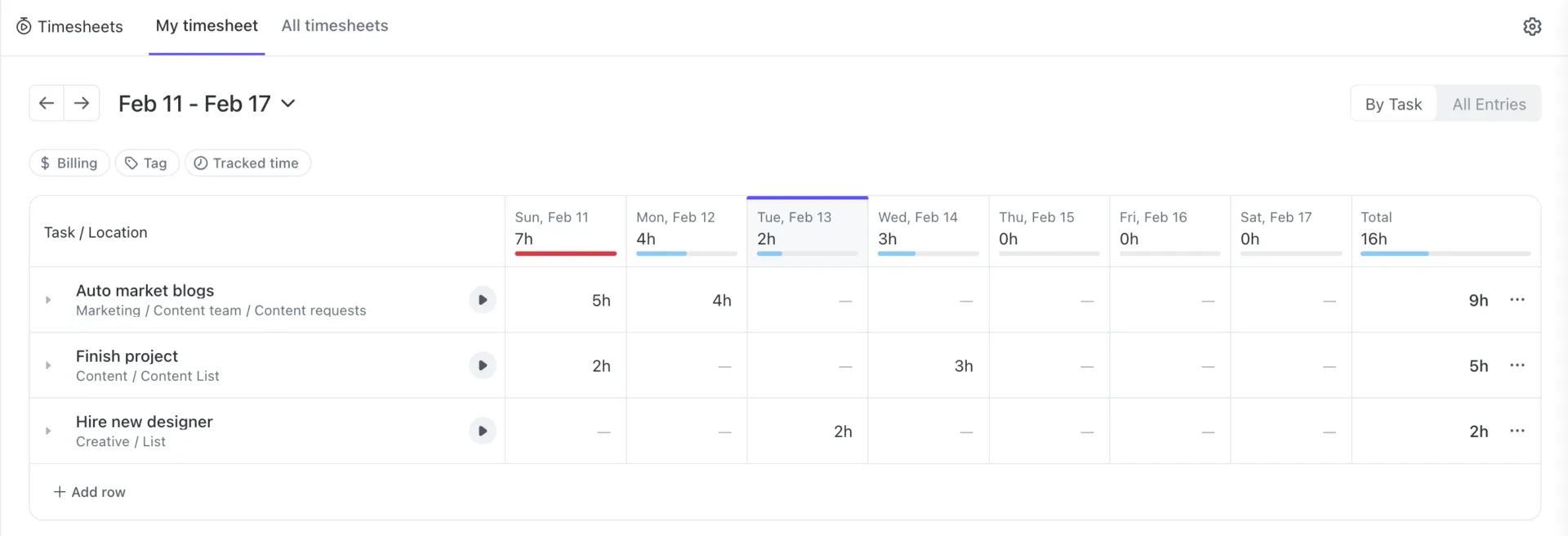 ClickUp-Timesheet