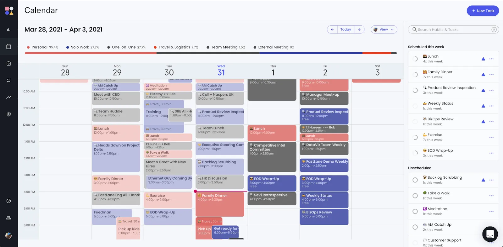 Reclaim IA: app di pianificazione basata sull'IA per riservare tempo a più attività