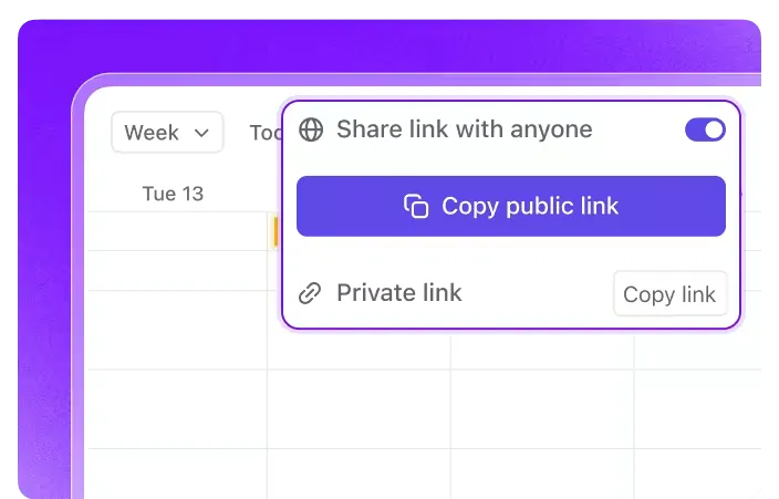 تقويم ClickUp
