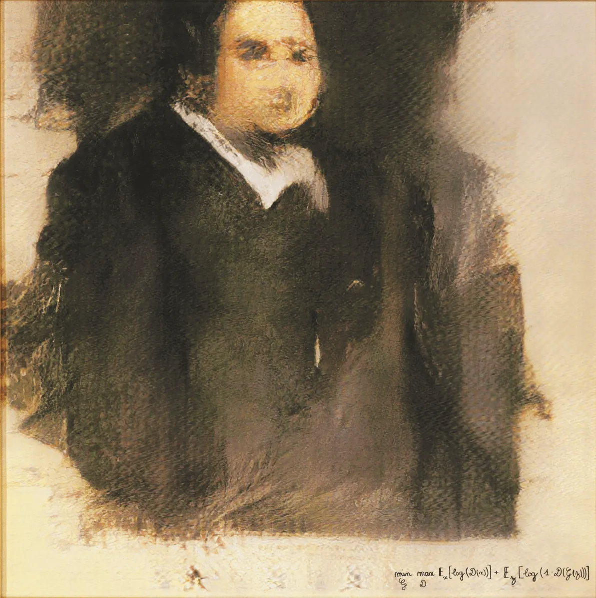 Exemplo de arte com IA de Edmond de Belamy
