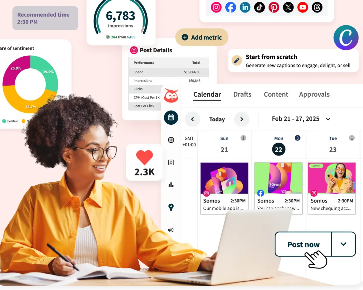 HootSuite untuk menjadwalkan posting