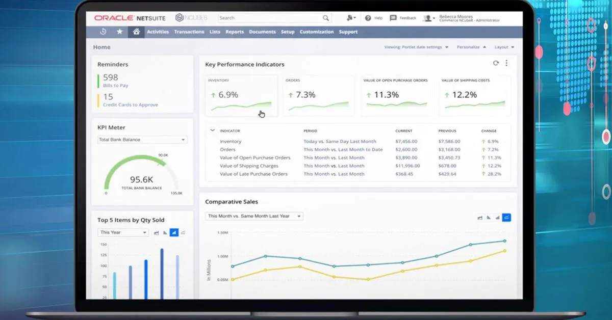 Painel Netsuite