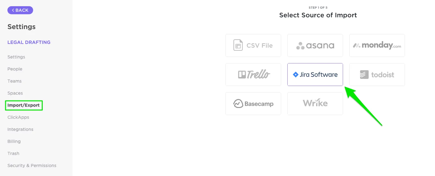 ¡Importa datos de plataformas anteriores a ClickUp!