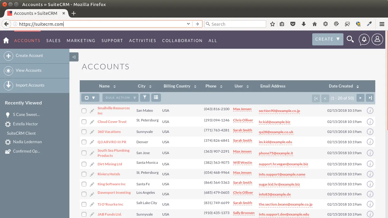 SuiteCRM -  بدائل Moxie