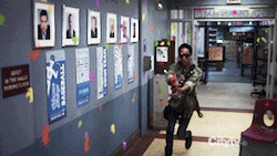 man sprinting