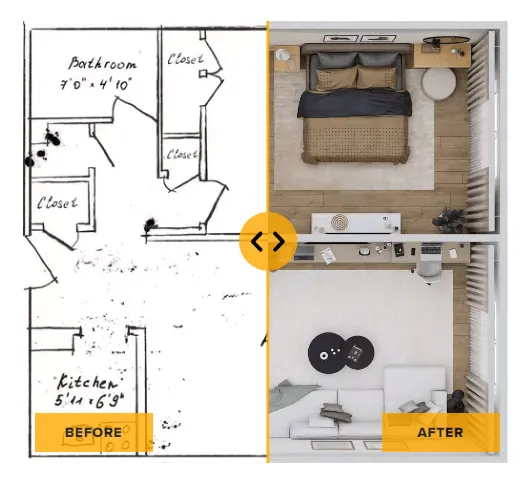 Getfloorplan: عرض افتراضي مدعوم بالذكاء الاصطناعي لمخططات الطوابق