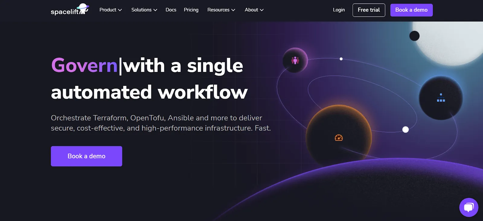 Spacelift (am besten geeignet für die Automatisierung von Multi-Tool-Infrastrukturen)
