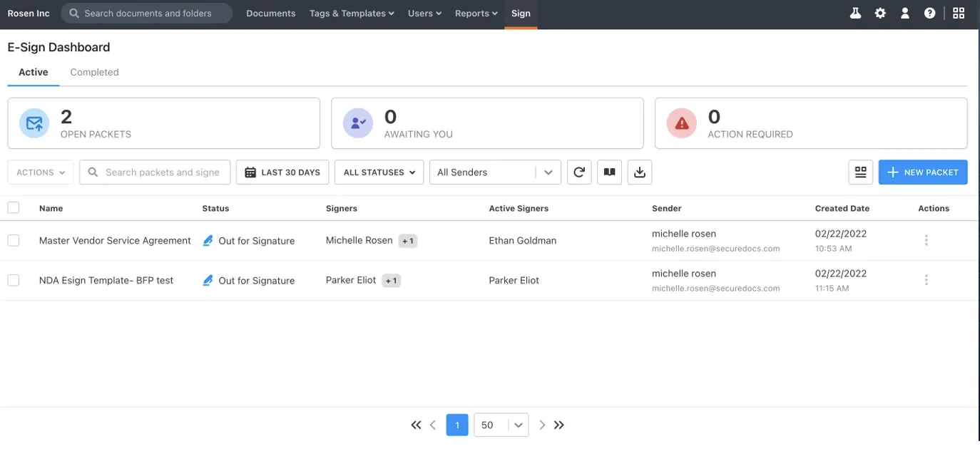 Vertragsmanagement-Software von ContractWorks