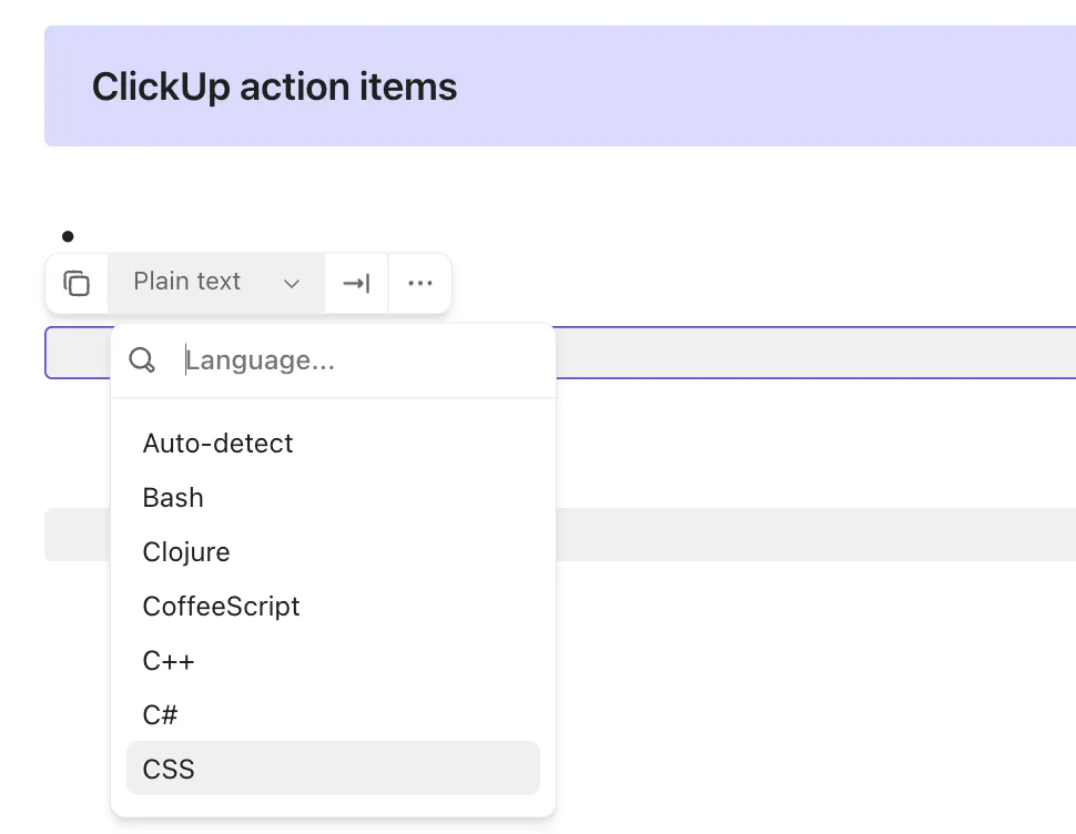ClickUp 문서