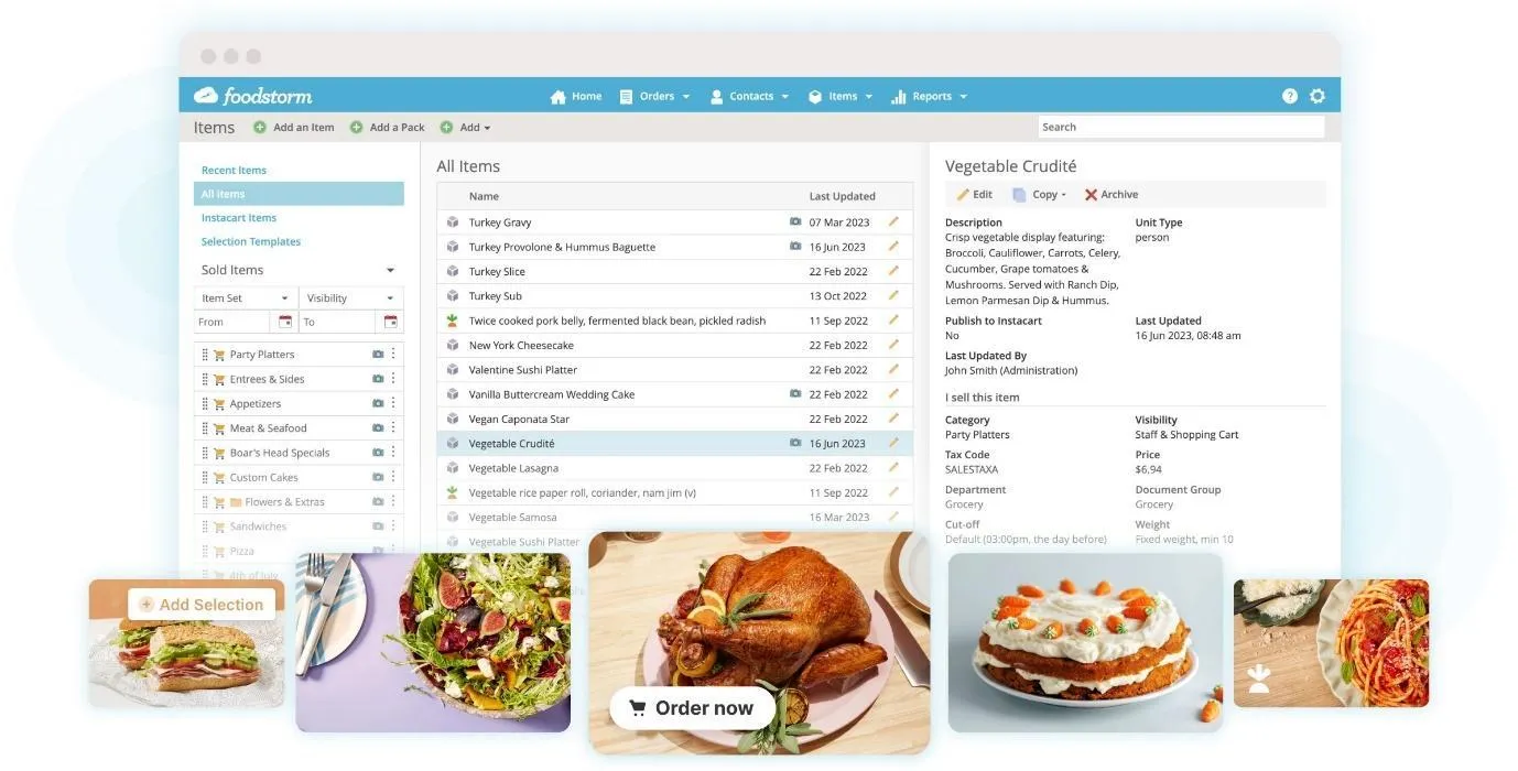 FoodStorm لإدارة طلبات الطعام
