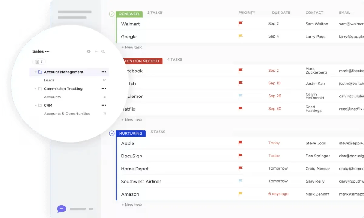 ClickUp CRM