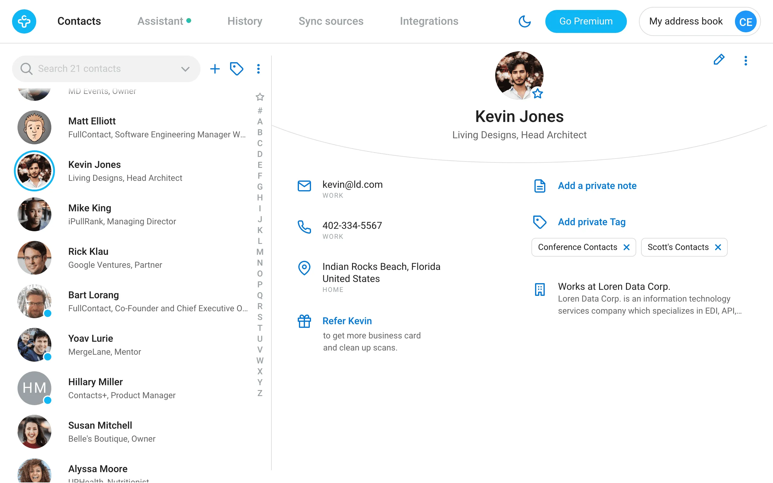 Kontakte plus CRM-Bild