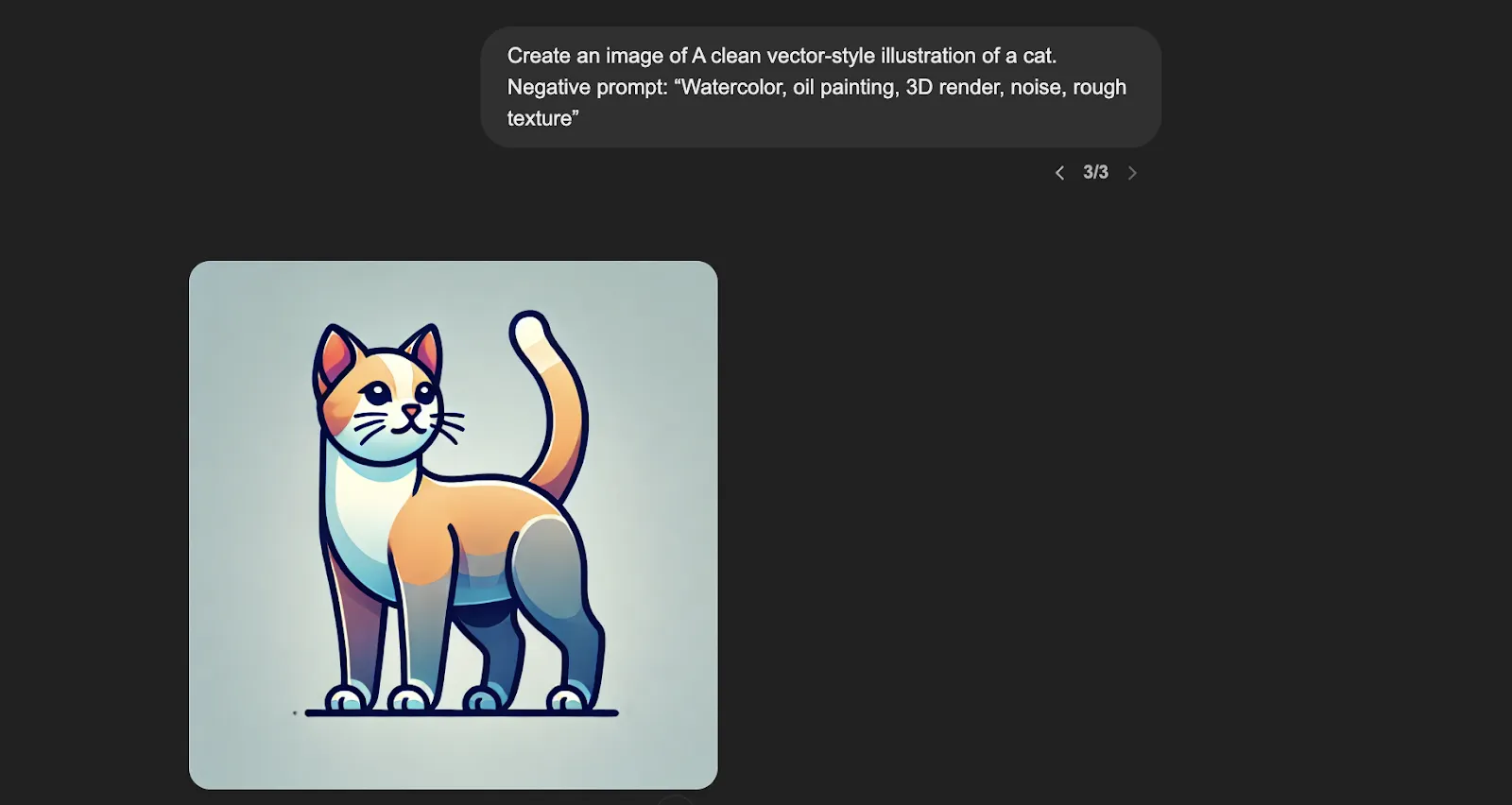 prompt negativo para gato
