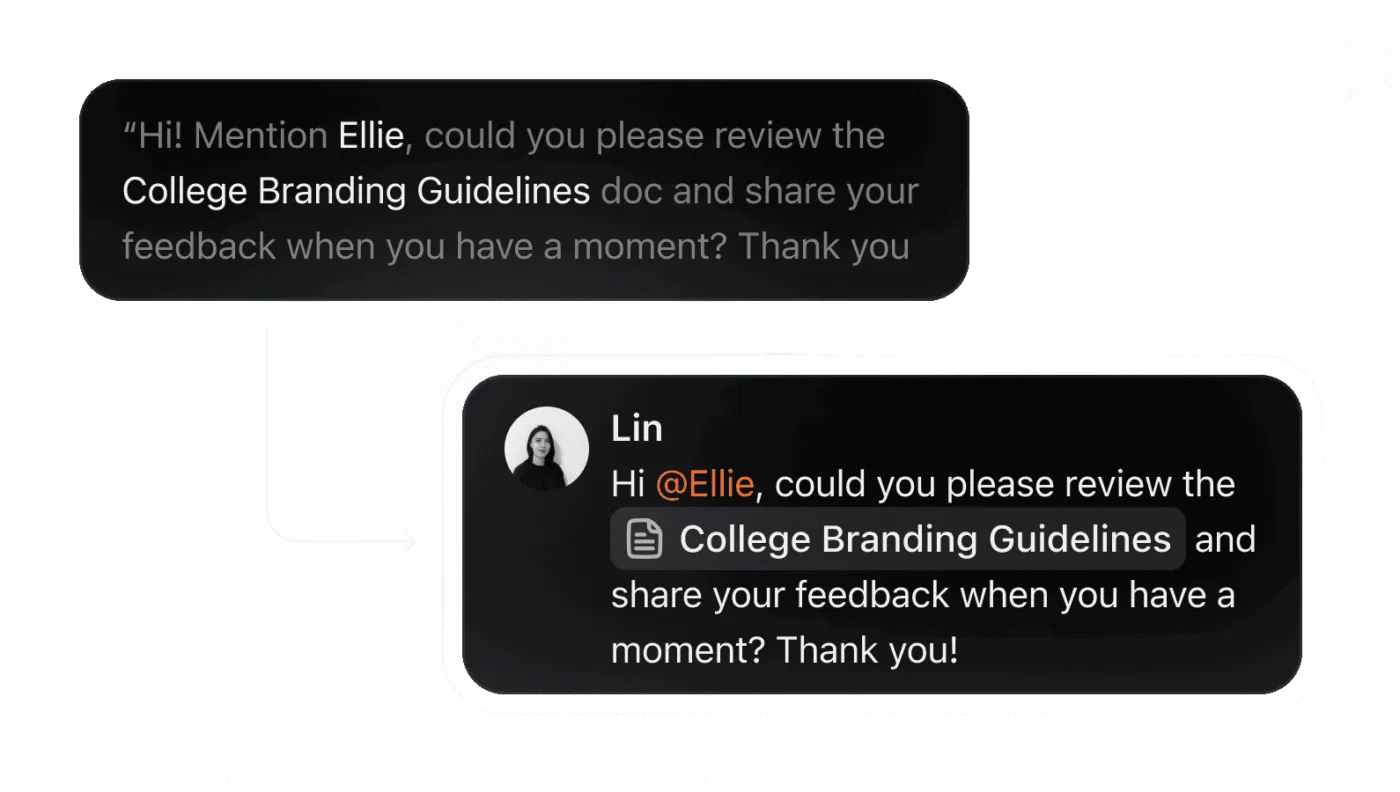 Görevleri ve toplantı notlarını dikte edin ve ClickUp BrainGPT'nin Talk to Text özelliği ile bunları notlara ve görevlere dönüştürün.